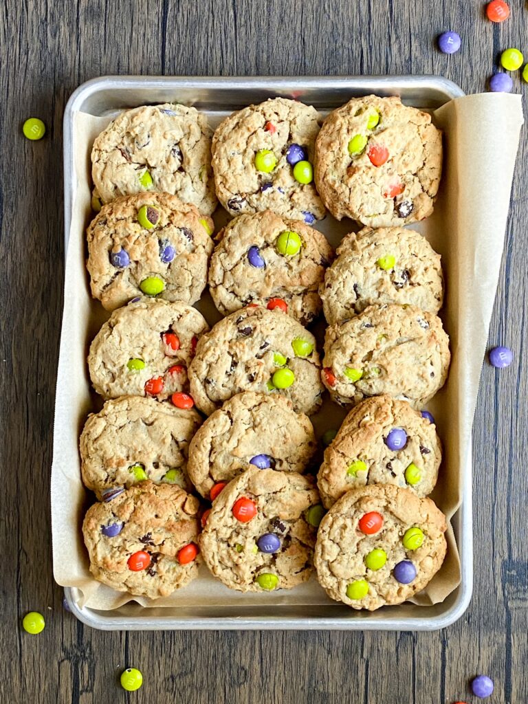 Soft and Chewy Monster Cookies