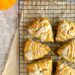 Pumpkin Scones With Maple Glaze