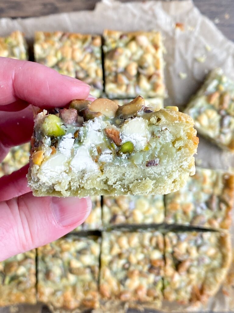Matcha Pistachio 7-Layer Bars