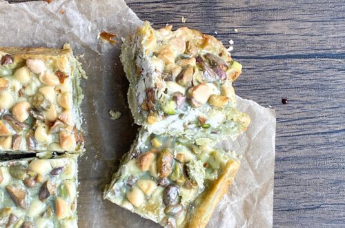 Matcha Pistachio 7-Layer Bars