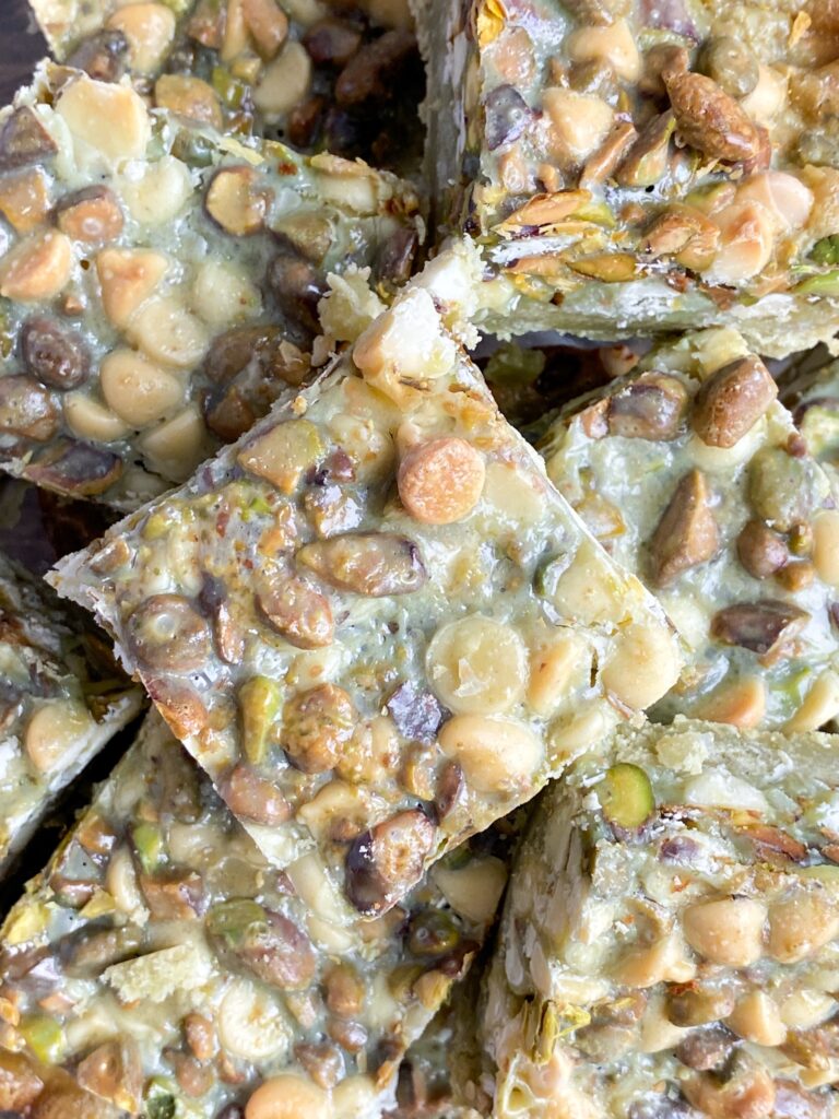 Matcha Pistachio 7-Layer Bars