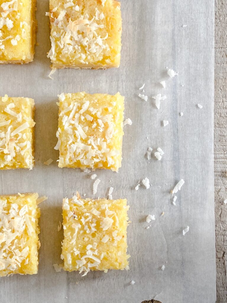 coconut lemon bars