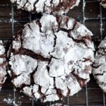 Vegan Chocolate Crinkle Cookies