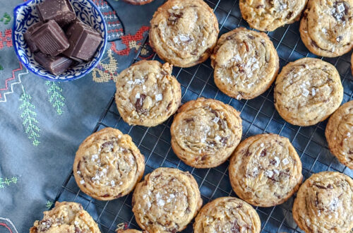 Salted Date and Dark Chocolate Chunk Cookies