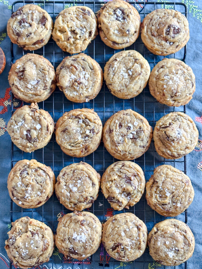 Salted Date and Dark Chocolate Chunk Cookies