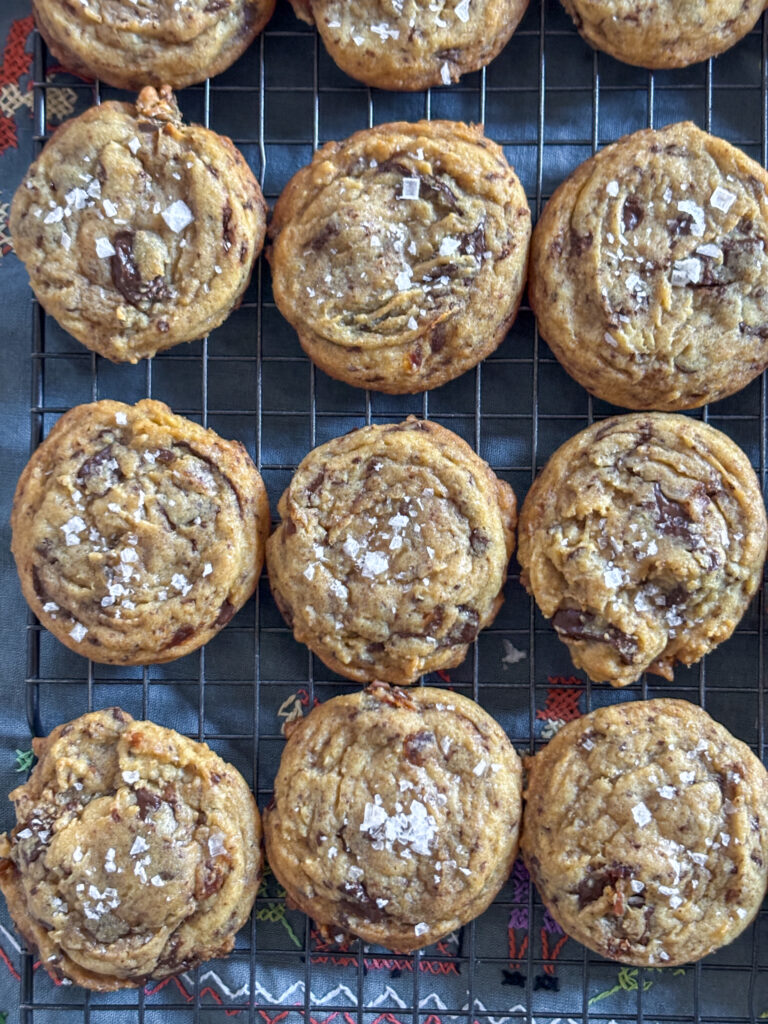 Salted Date and Dark Chocolate Chunk Cookies